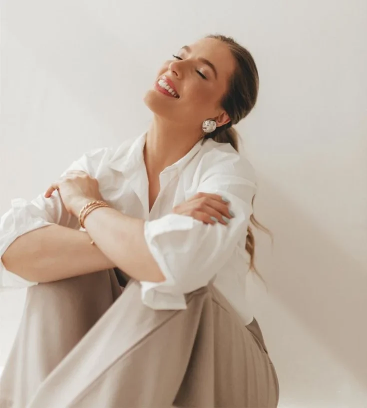 Confident smile