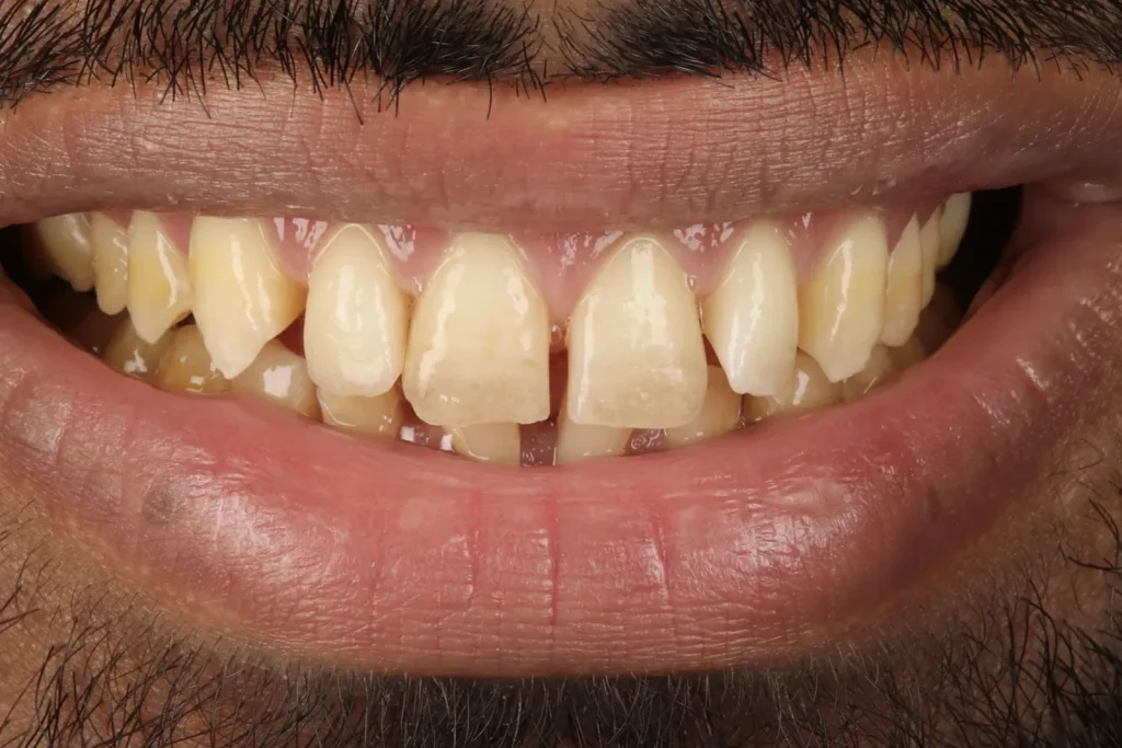 Before Full Mouth Composite Bonding treatment at The Dental Edit